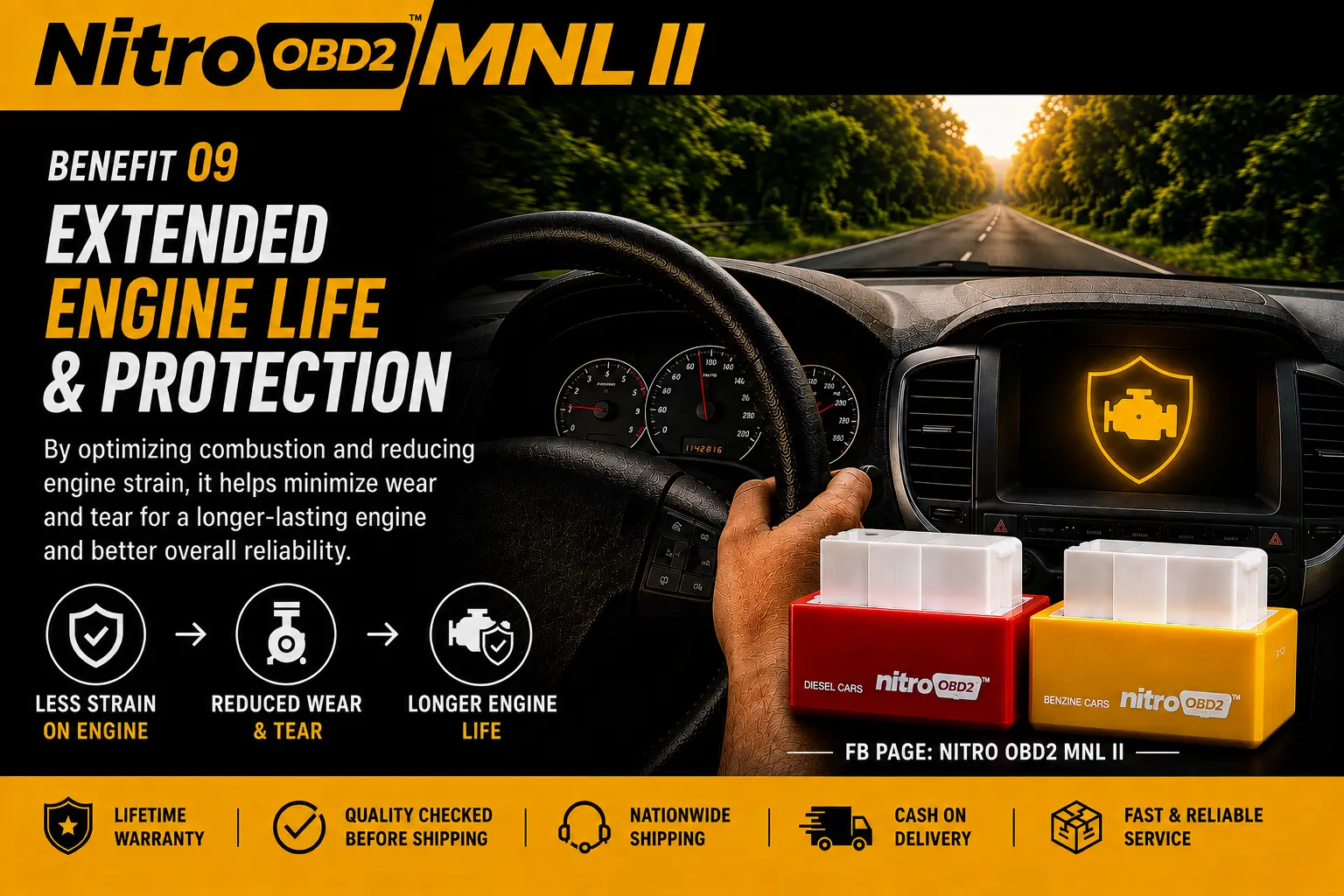 Benefit 09 — Extended engine life and protection